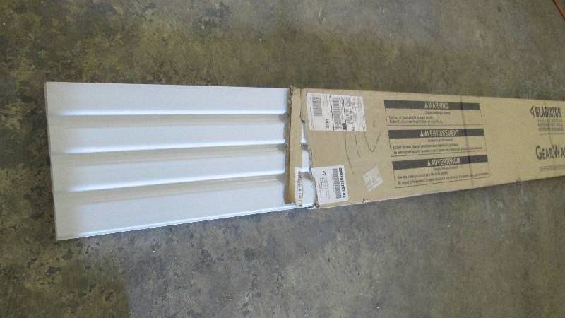 lot 204 image: Gladiator 96 in. W Garage Wall Stor...
