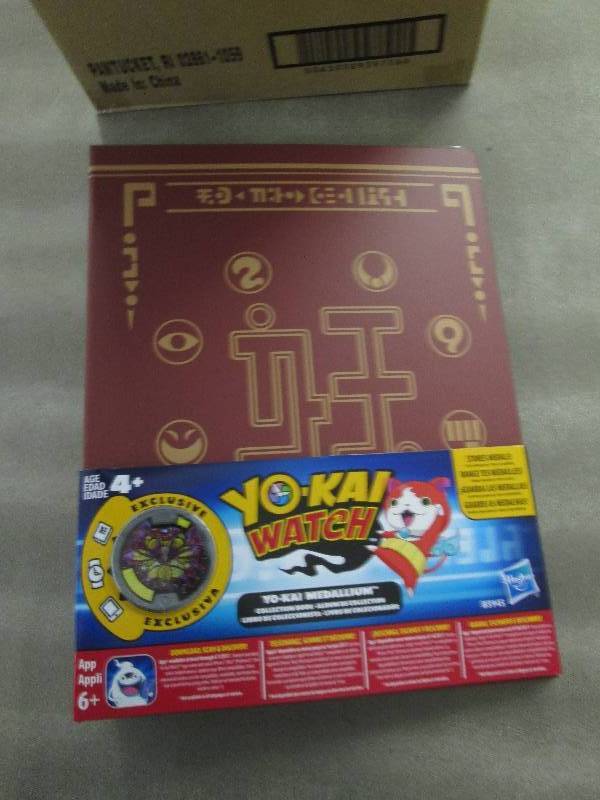 lot 242 image: Lot of 4 Yo-Kai Watch Yo-Kai Medall...