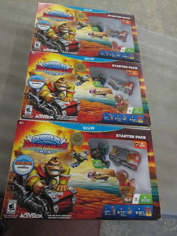 lot 265 image: Lot of 3 Skylanders Super Chargers ...