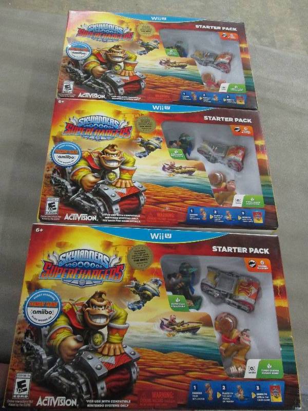 lot 267 image: Lot of 3 Skylanders Super Chargers ...
