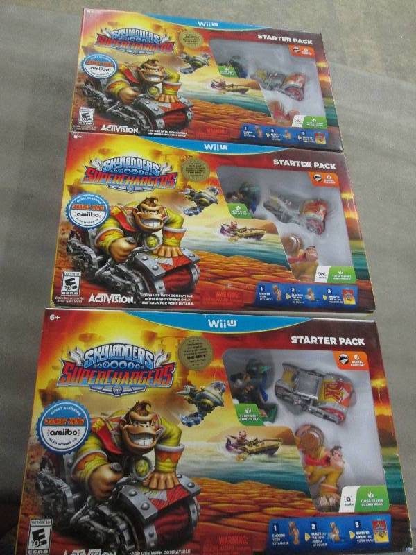 lot 268 image: Lot of 3 Skylanders Super Chargers ...