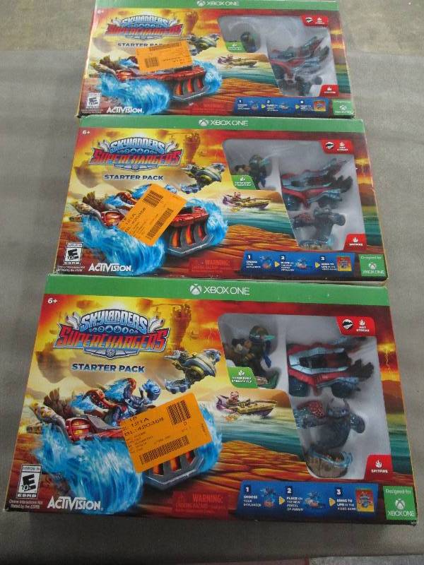 lot 270 image: Lot of 3 Skylanders Super Chargers ...