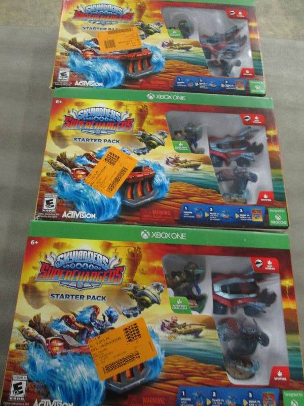 lot 273 image: Lot of 3 Skylanders Super Chargers ...