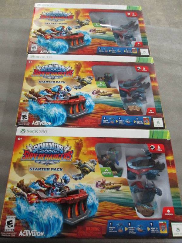 lot 274 image: Lot of 3 Skylanders Super Chargers ...