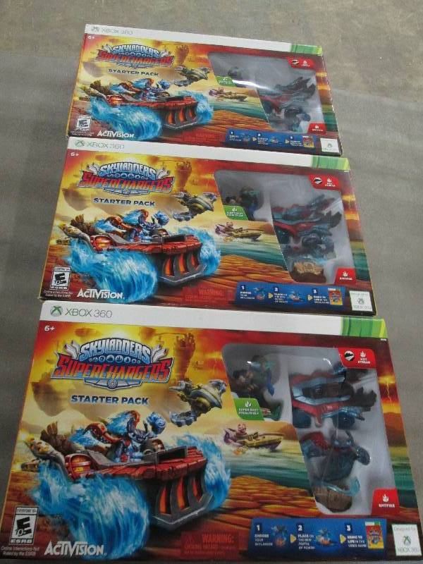 lot 275 image: Lot of 3 Skylanders Super Chargers ...