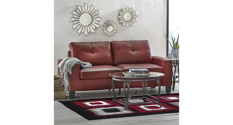 lot 8 image: Platinum II Sofa in Black (shown in...