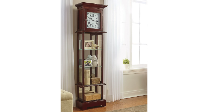 lot 32 image: Curio Grandfather Clock with Hidden...