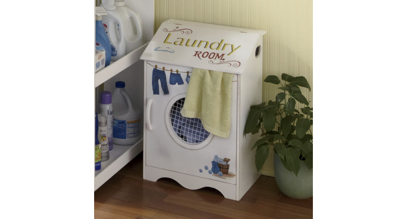 lot 34 image: Loads of Fun Laundry Hamper open bo...