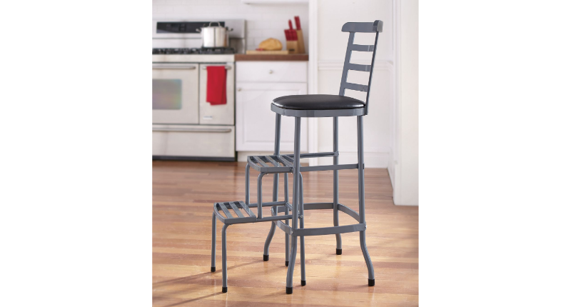 lot 39 image: Step-Stool Chair open box Retail $1...