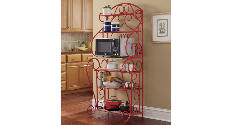 lot 46 image: Scroll Bakers Rack open box Retail...