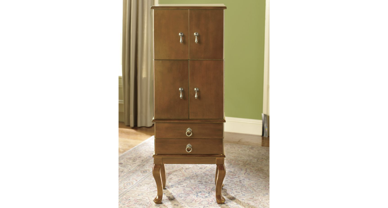 lot 47 image: Camille Jewelry Armoire open box Re...