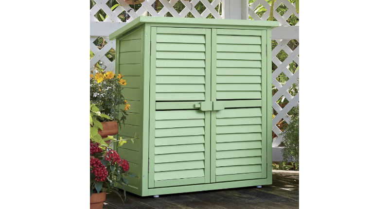 lot 49 image: Wooden Garden Cabinet open box Reta...