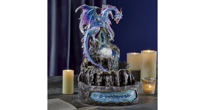 lot 136 image: Blue Dragon Fountain open box, unte...