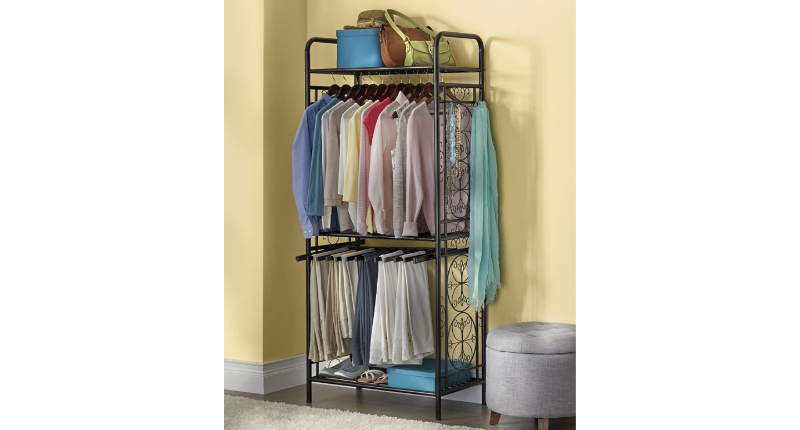 lot 165 image: Metal Clothes Organizer open box Re...
