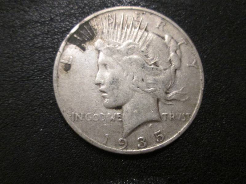 1935 S Silver Dollar...