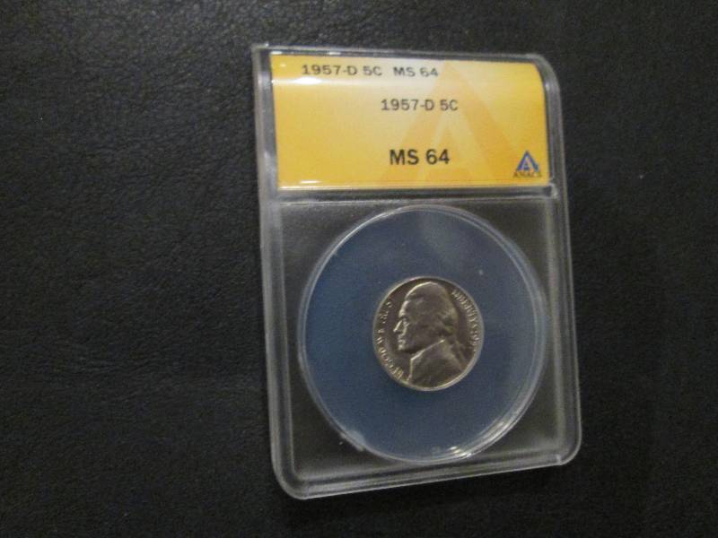 1957 D MS64 Nickel...