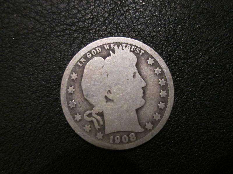 1908 Quarter Dollar...