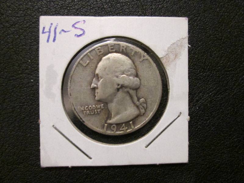 1941 S Quarter Dollar...