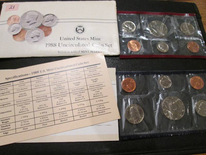 1988 D and P Uncirculated Set...