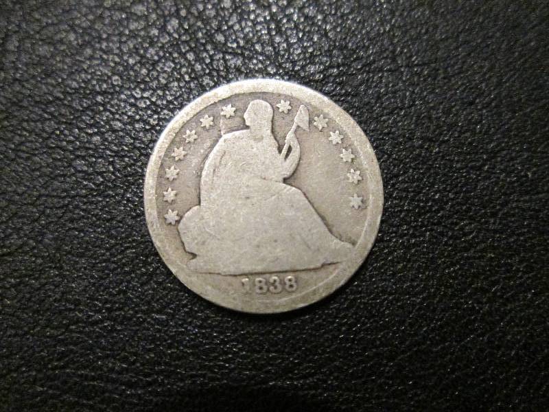 1838 Dime...