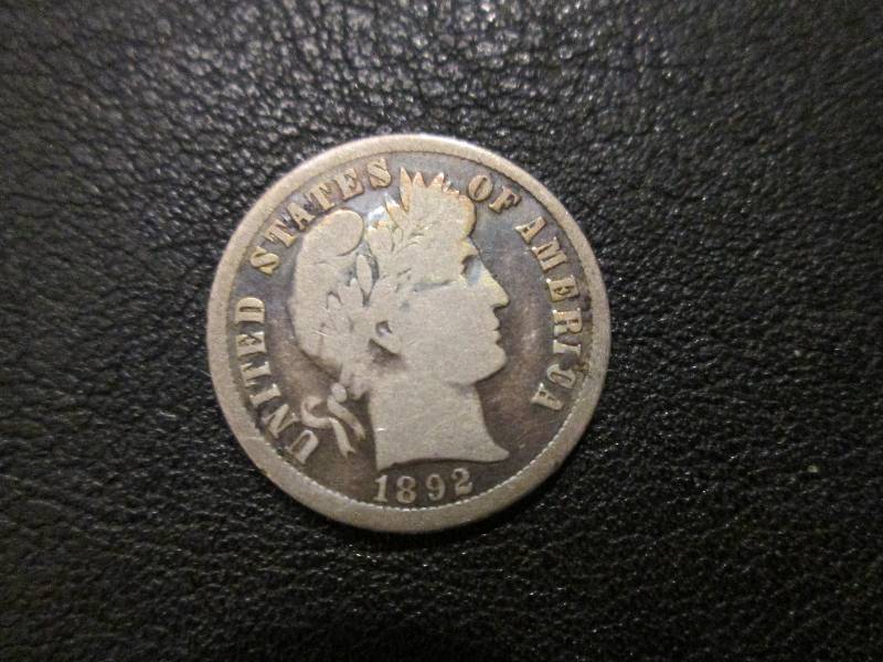 1892 Dime ...