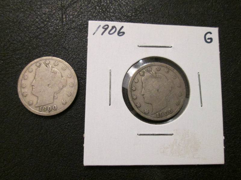 1900 and 1906 Nickels...