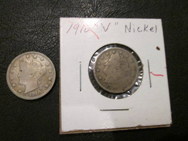 2- 1910 Nickels...