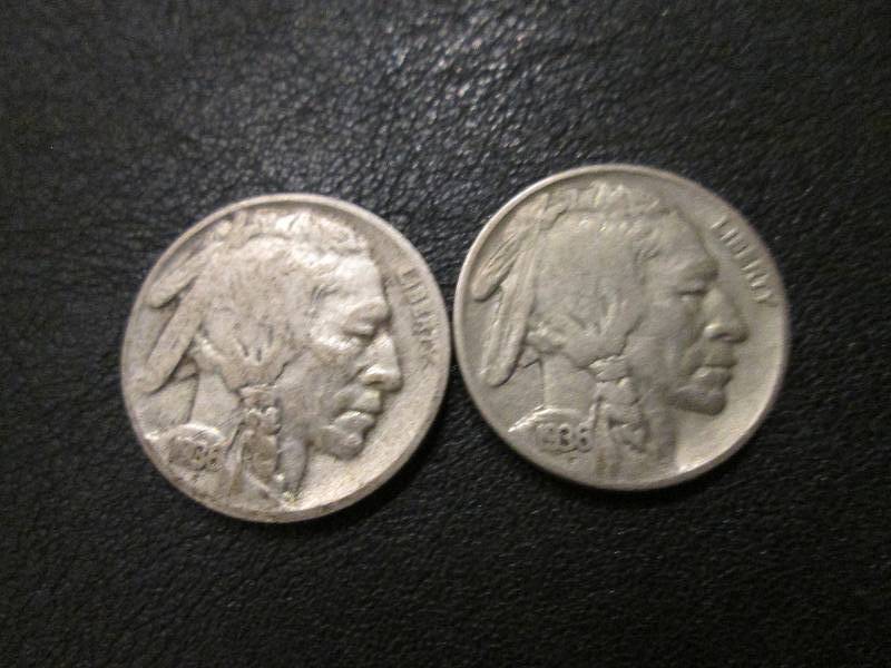 1936 and 1936 S Nickels...
