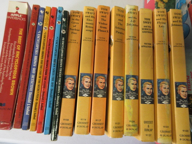 ENCYCLOPEDIA BROWN AND TOM SWIFT