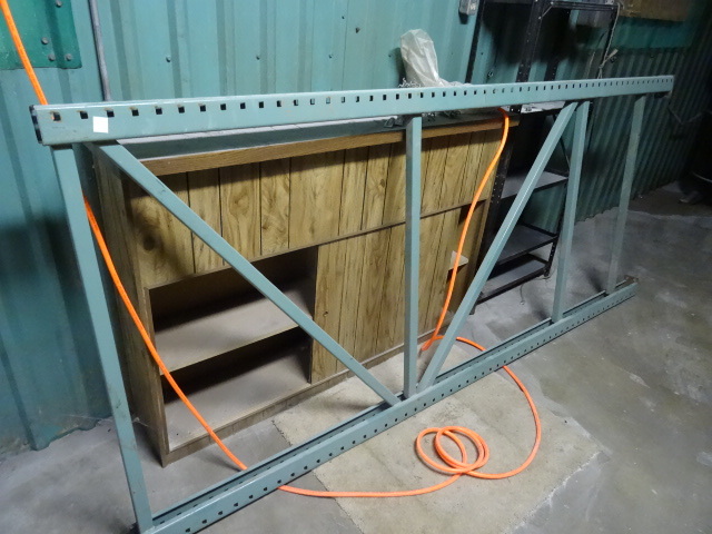 lot 13 image: 48 x 112 tear drop pallet rack upri...