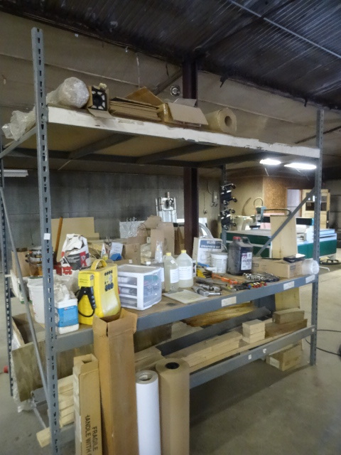 lot 25 image: 3 tier shelving unit. 50 x 100 x 96...