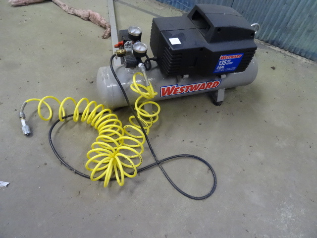 lot 35 image: Westward 135 psi 3 gal compressor. ...