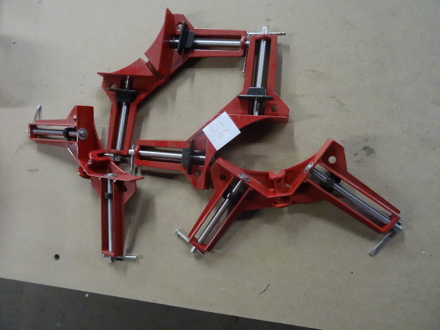 lot 56 image: Tool shop corner clamp set...