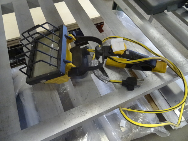 lot 62 image: Clamp on halogen light...