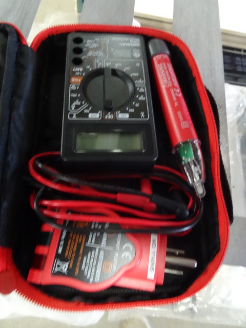 lot 63 image: Allosun electrical test kit...