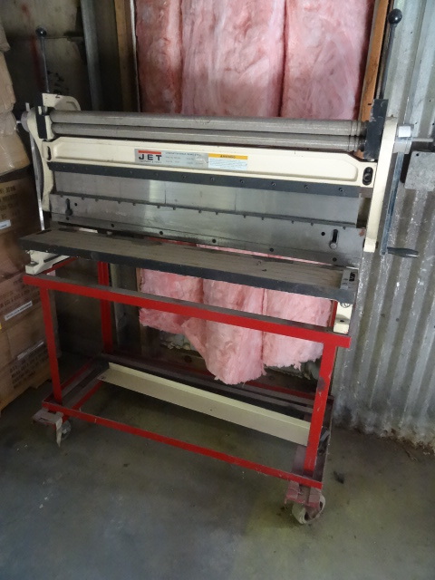 lot 77 image: Jet combination shear and brake rol...