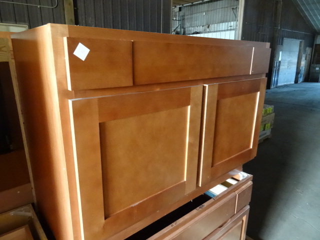 lot 130 image: Brand new 2 door and 2 drawer base ...