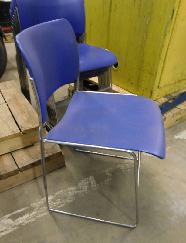 Metal Stackable Chairs