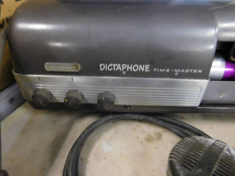 Two Vintage Dictaphone Transcribing Machines