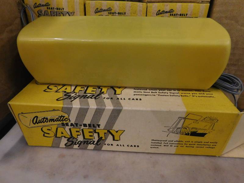 Vintage Automatic Seat Belt Safety Signal