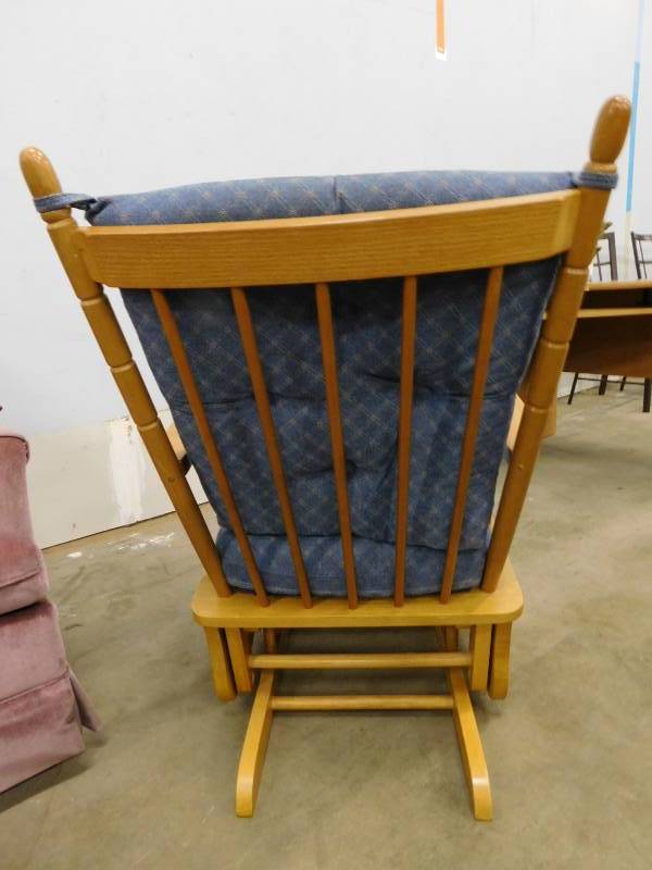 Blue Rocking Chair