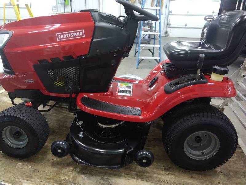 Craftsman t3000 riding discount mower