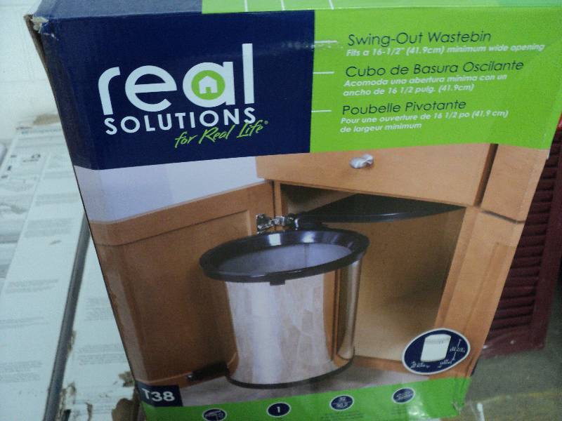 lot 43 image: real solutions swing out waste bin...