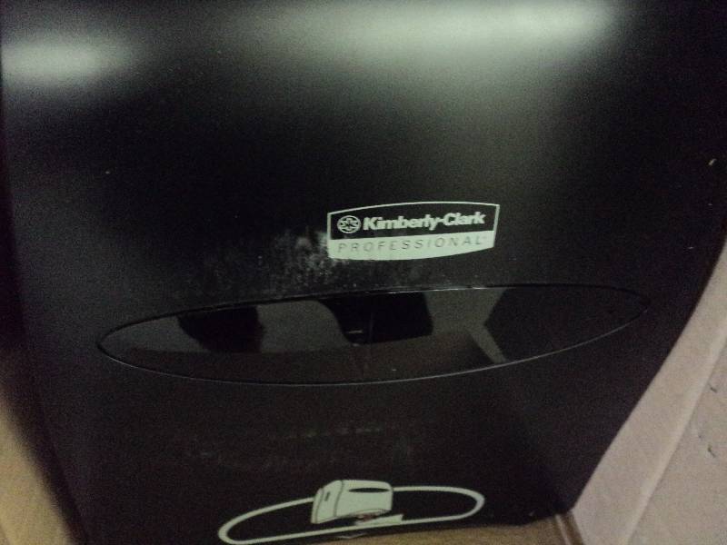lot 64 image: Kimberly Clark towel dispenser...