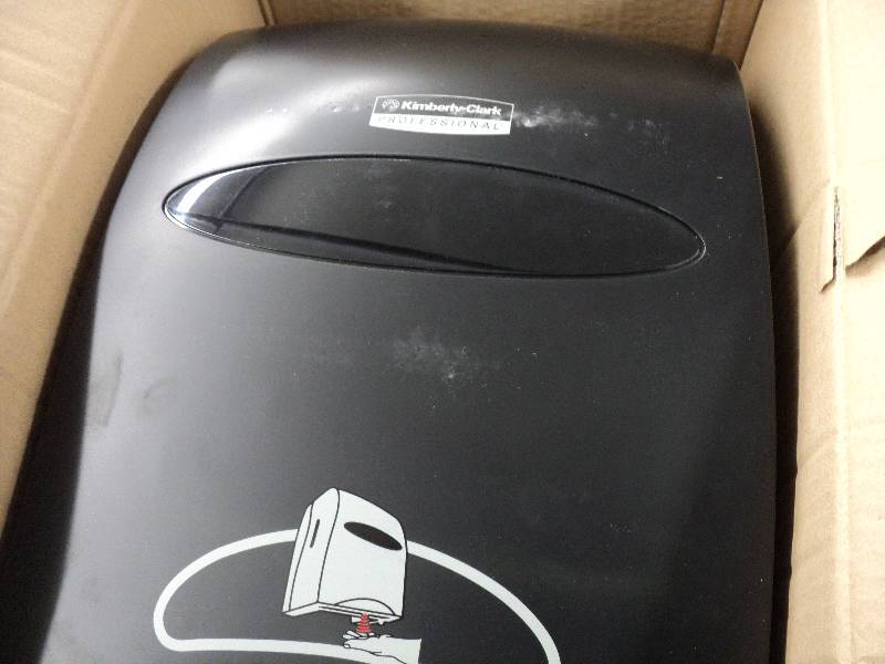 lot 65 image: Kimberly Clark towel dispenser...