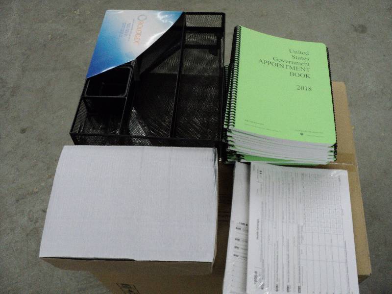 lot 72 image: office lot, 2018 appointment books,...