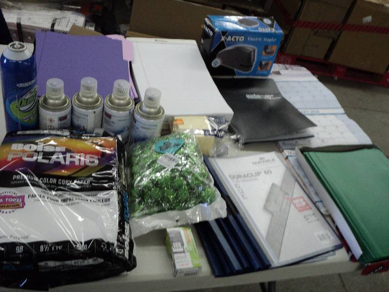 lot 92 image: large lot office supplies...