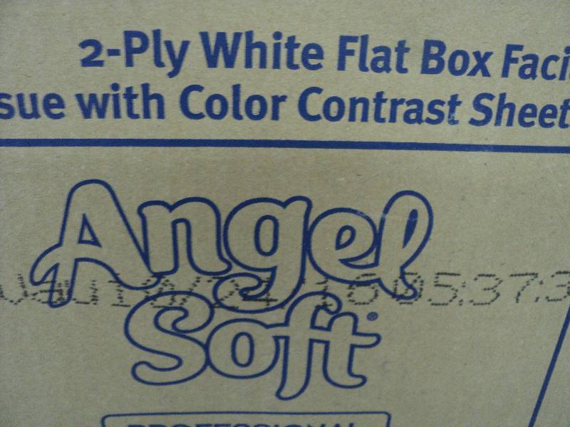 lot 93 image: case of angel soft tissues, 30 boxe...