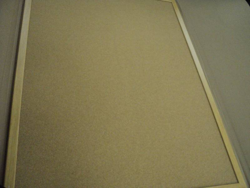 lot 118 image: cork bulletin board 36x37...