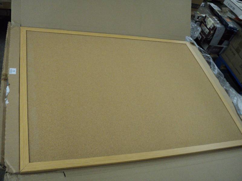 lot 120 image: cork bulletin board 36x37...